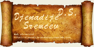 Đenadije Sremčev vizit kartica